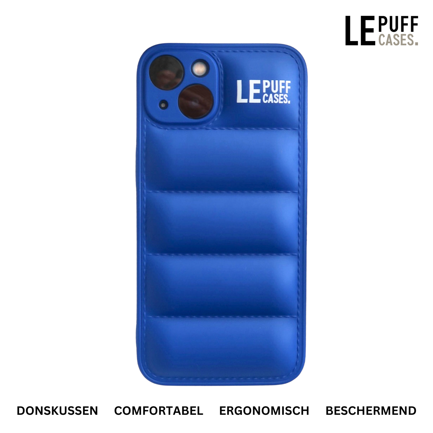 Puffer Case Telefoonhoesje iPhone Blauw