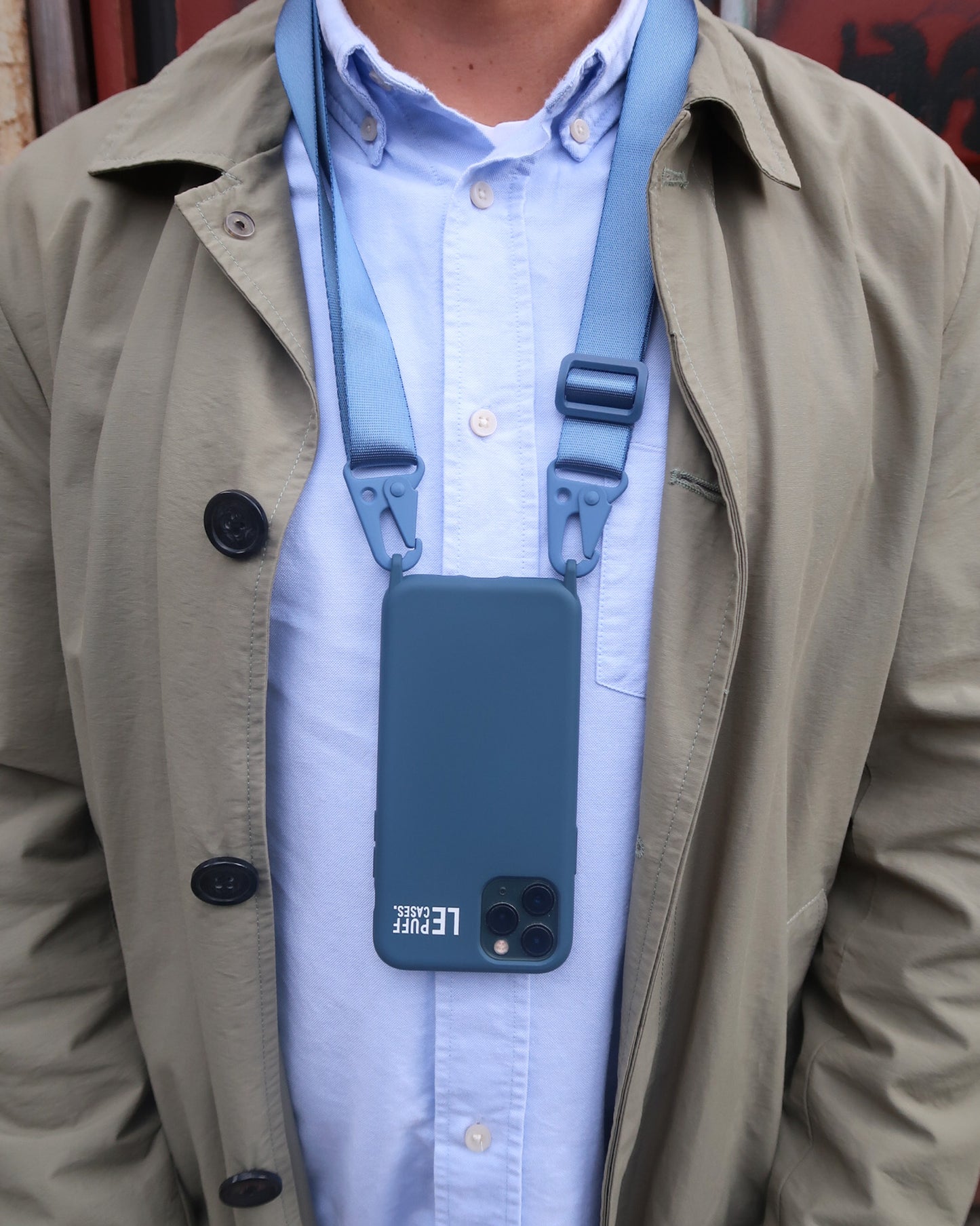 iPhone Telefoonkoord Telefoonketting Universeel maanblauw