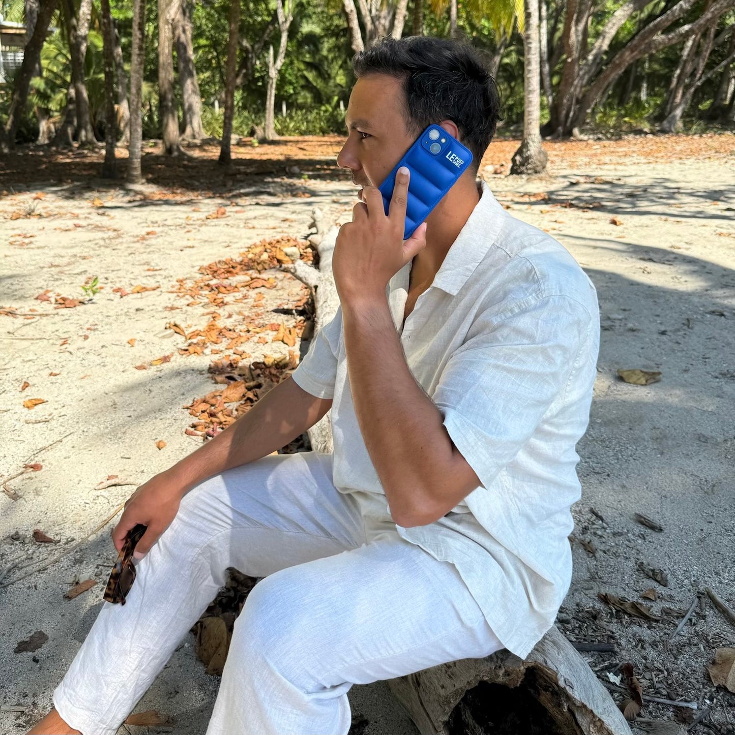 Phone case blauw voor iPhone