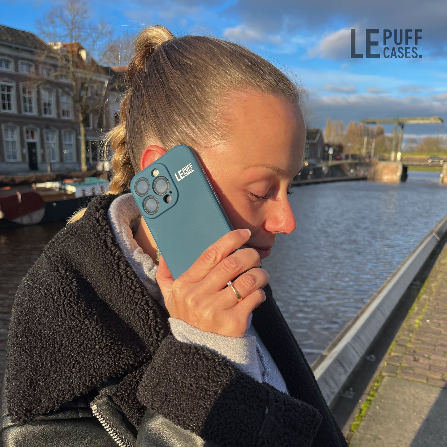 Beschermend hoesje tijdens bellen