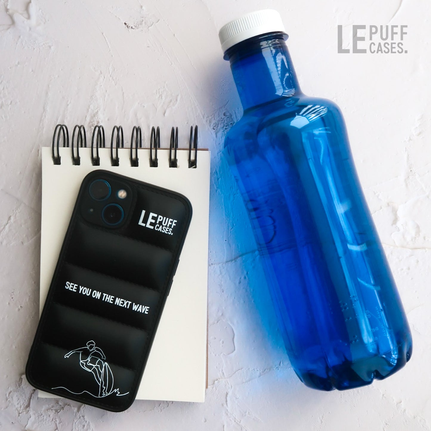 iPhone Telefoonhoesje Puffer Case Phone Case Zwart