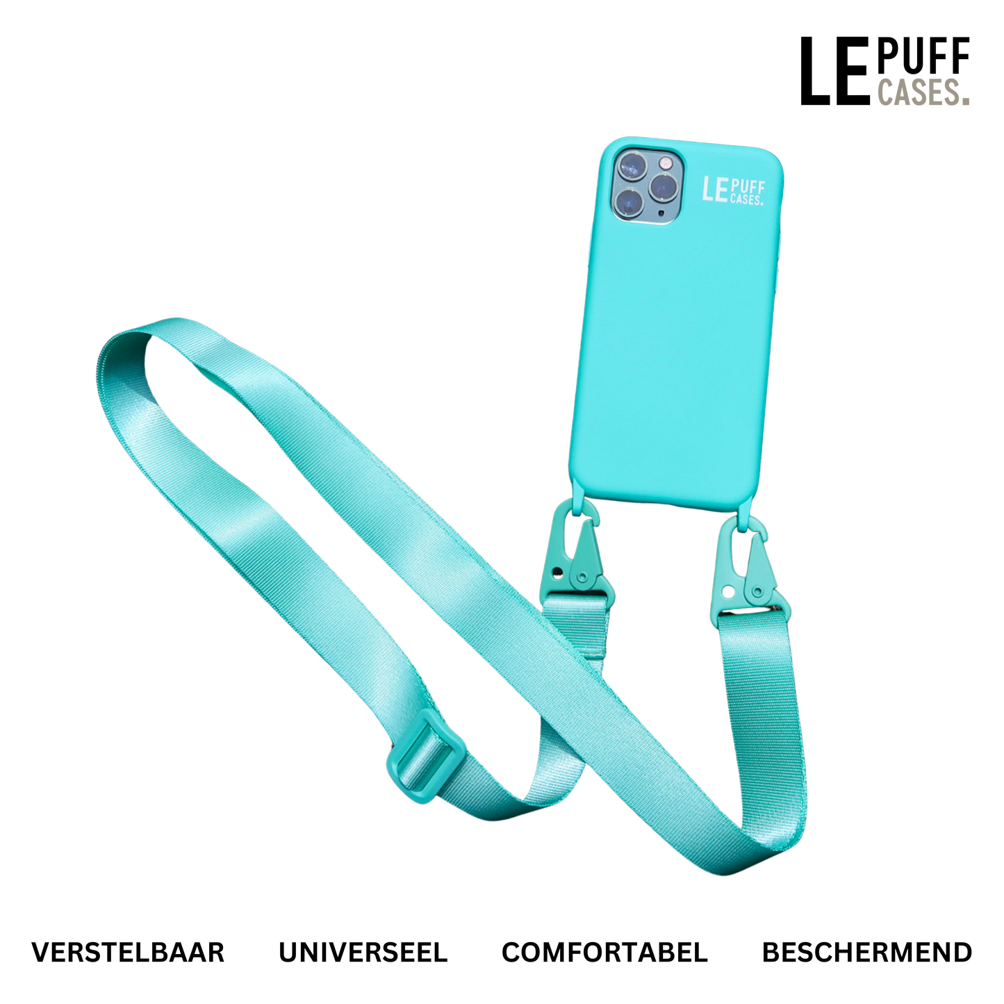 iPhone telefoonkoord hoesje universeel groen