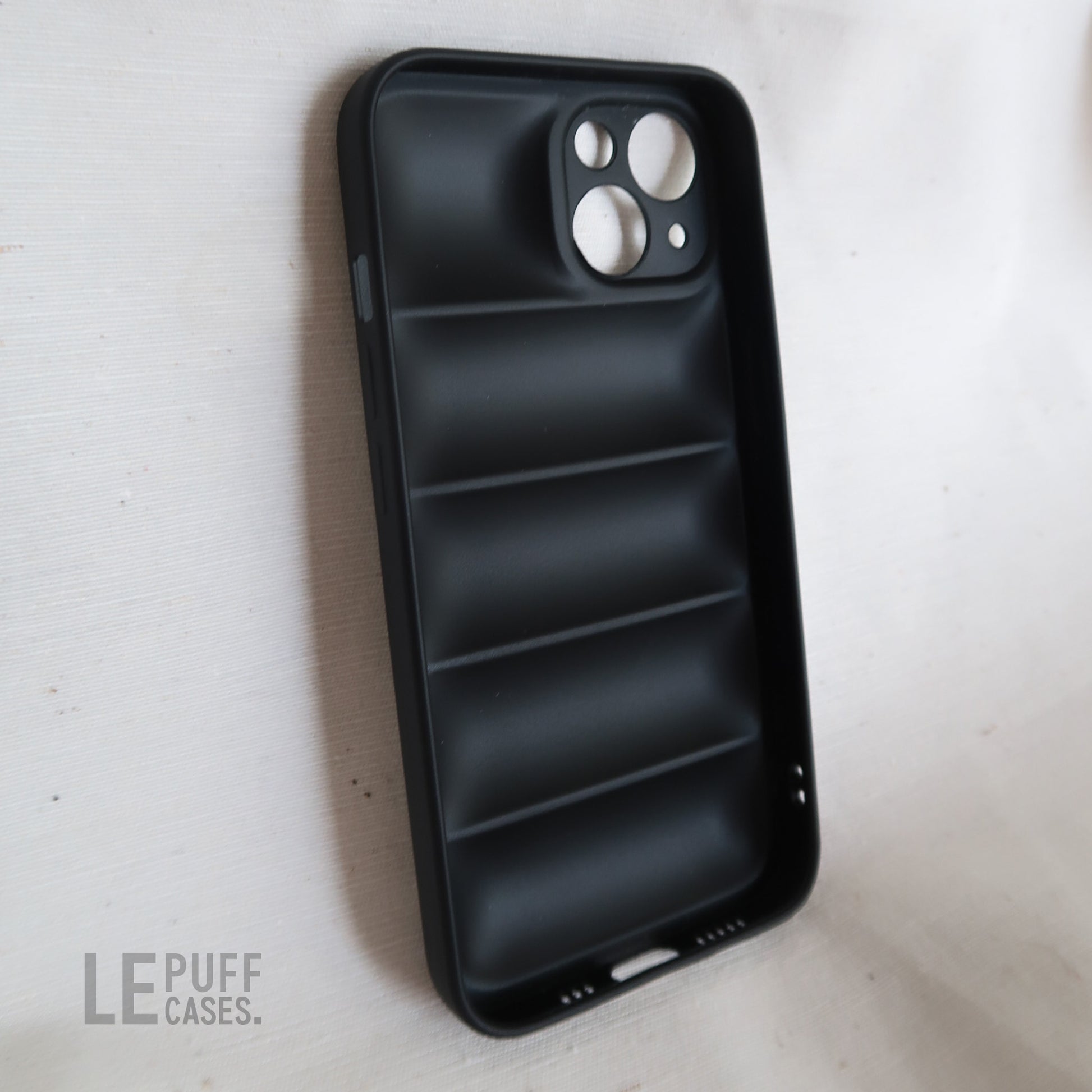 iPhone Telefoonhoesje Puffer Case Phone Case Zwart